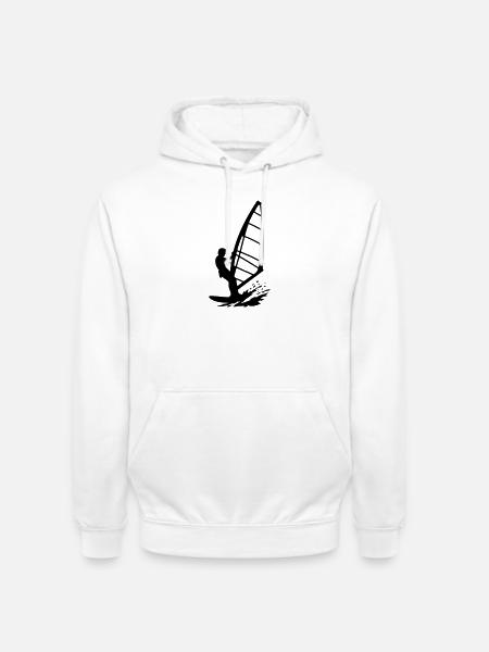 Kitesurfen - Unisex Hoodie - Weiß