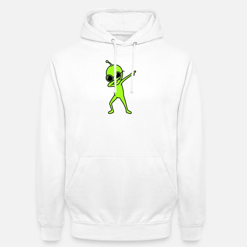 Alien Dab - Sweat-shirt à capuche unisexe - blanc