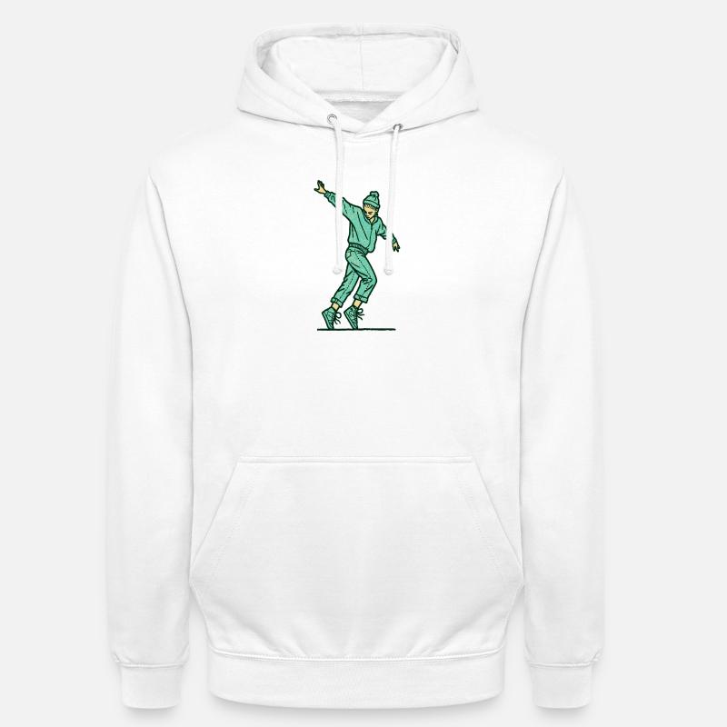 Danseuse #14 - Sweat-shirt à capuche unisexe - blanc