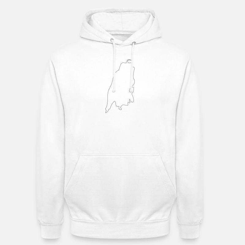 Lefkada - Sweat-shirt à capuche unisexe - blanc