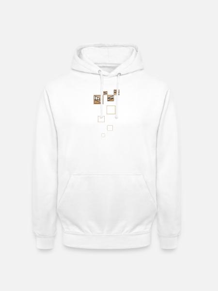 Golden Shapes - Unisex Hoodie - Weiß