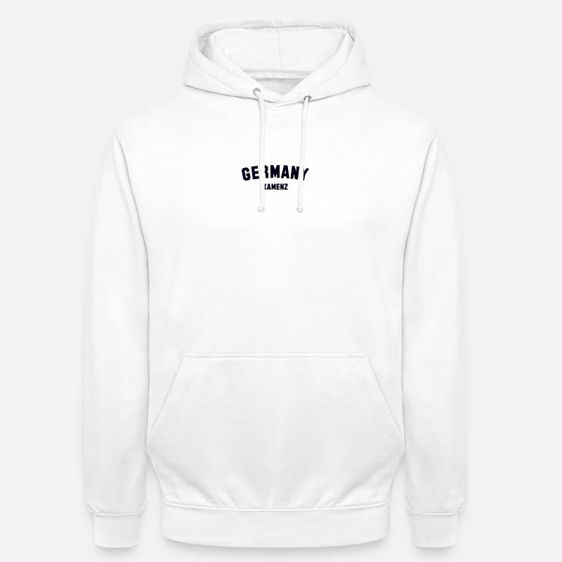 KAMENZ - Sweat-shirt à capuche unisexe - blanc
