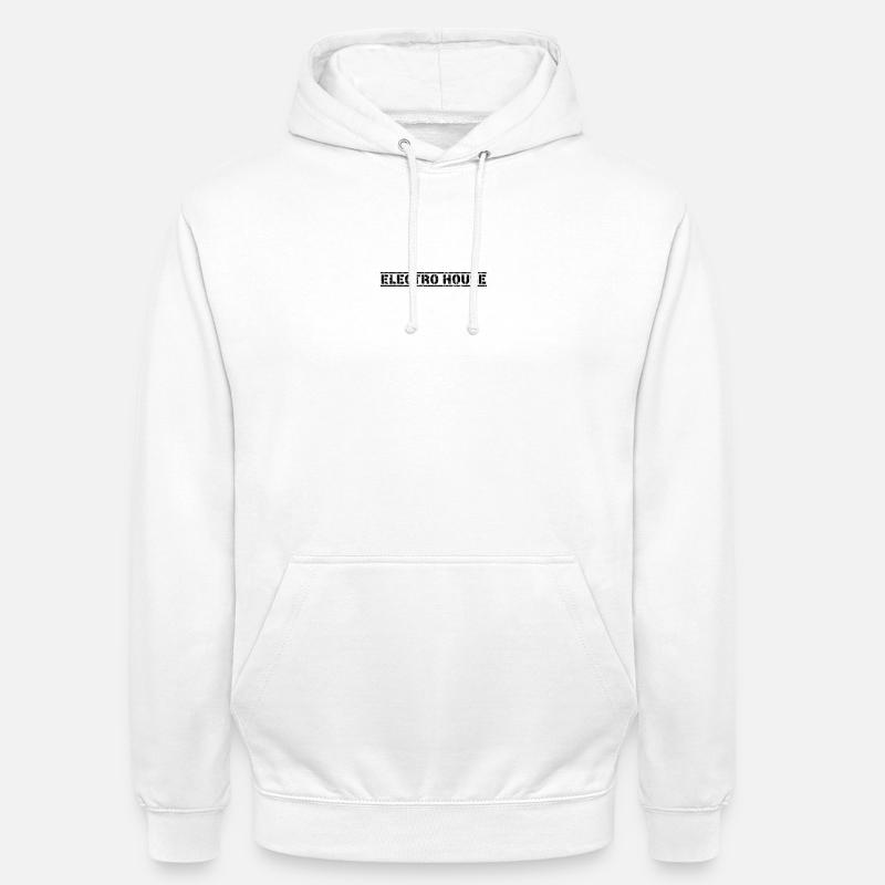 Maison Electro - Sweat-shirt à capuche unisexe - blanc