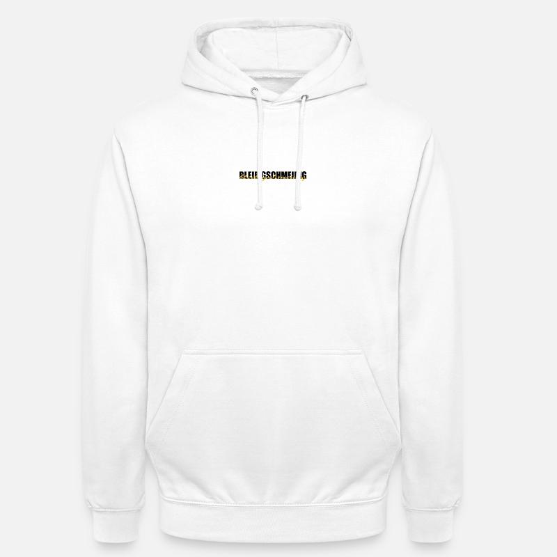 bleib gschmeidig - bleib relax, chillen, dialecte - Sweat-shirt à capuche unisexe - blanc