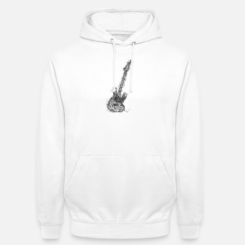 Lower Scribble - Unisex Hoodie - white