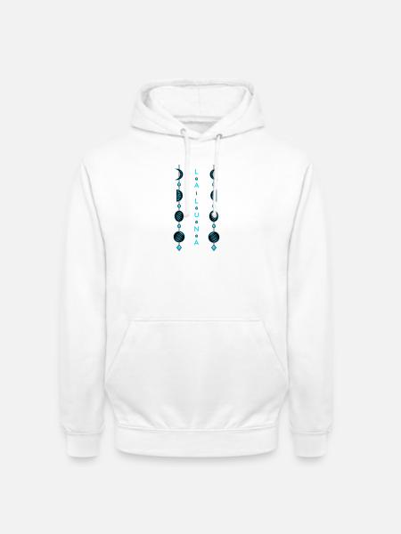 Moon phases - Unisex Hoodie - white