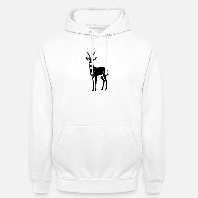 Antilope - Unisex Hoodie - Weiß