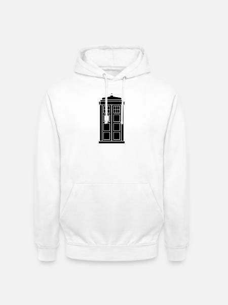 Tardis - Unisex Hoodie - white
