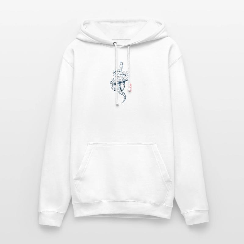 Python mit Kanji Stempel Unisex Hoodie
