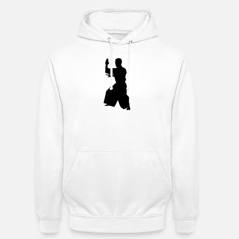 Aikido  - Sweat-shirt à capuche unisexe - blanc