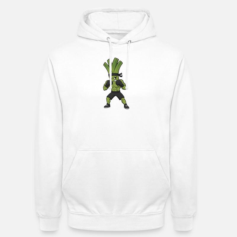 Arts martiaux d’arts martiaux Boxer Boxer Oigon Spring Oignon Précoce - Sweat-shirt à capuche unisexe - blanc