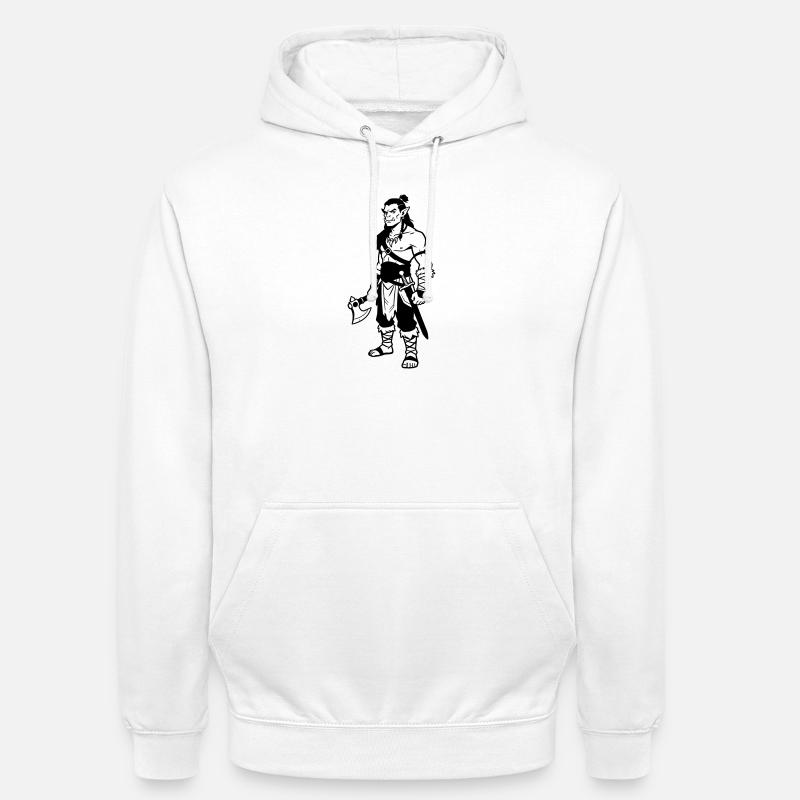 Orc - Sweat-shirt à capuche unisexe - blanc