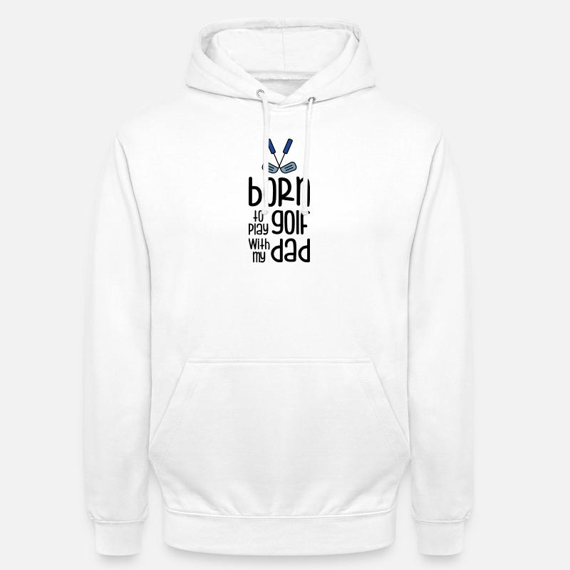 Conception originale de l’équipement de hockey - Sweat-shirt à capuche unisexe - blanc