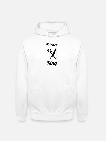 Küchenkönig: Der König des Pro-Herds - Unisex Hoodie - Weiß