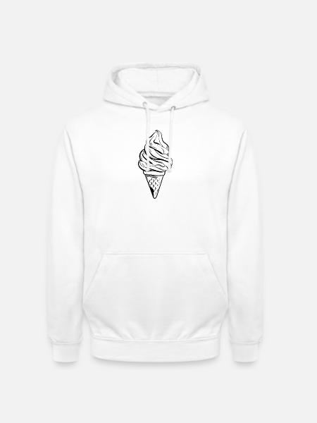 Eistüte - Unisex Hoodie - Weiß