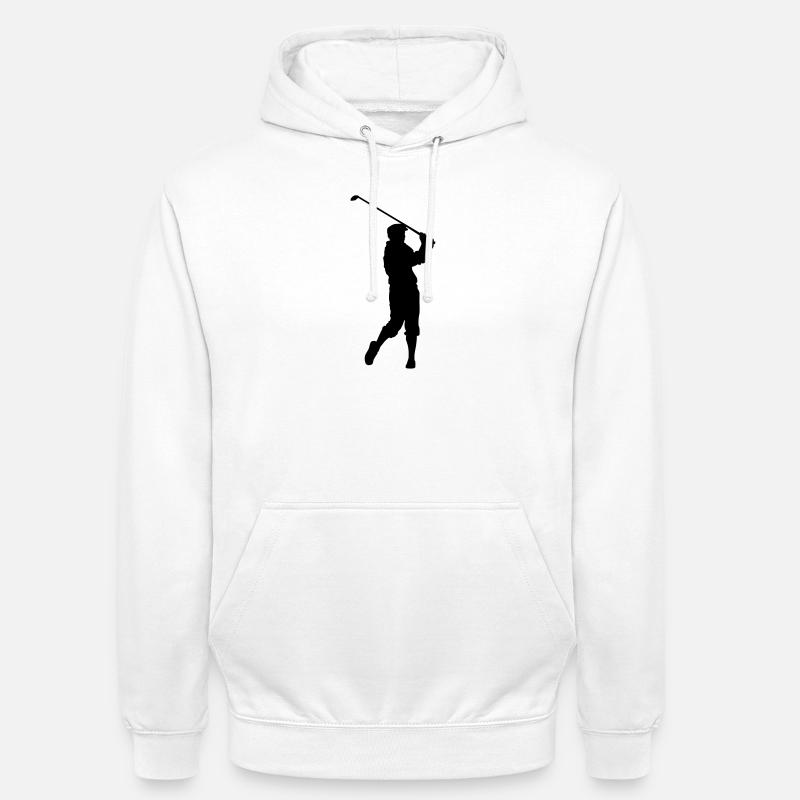 golf - Sweat-shirt à capuche unisexe - blanc