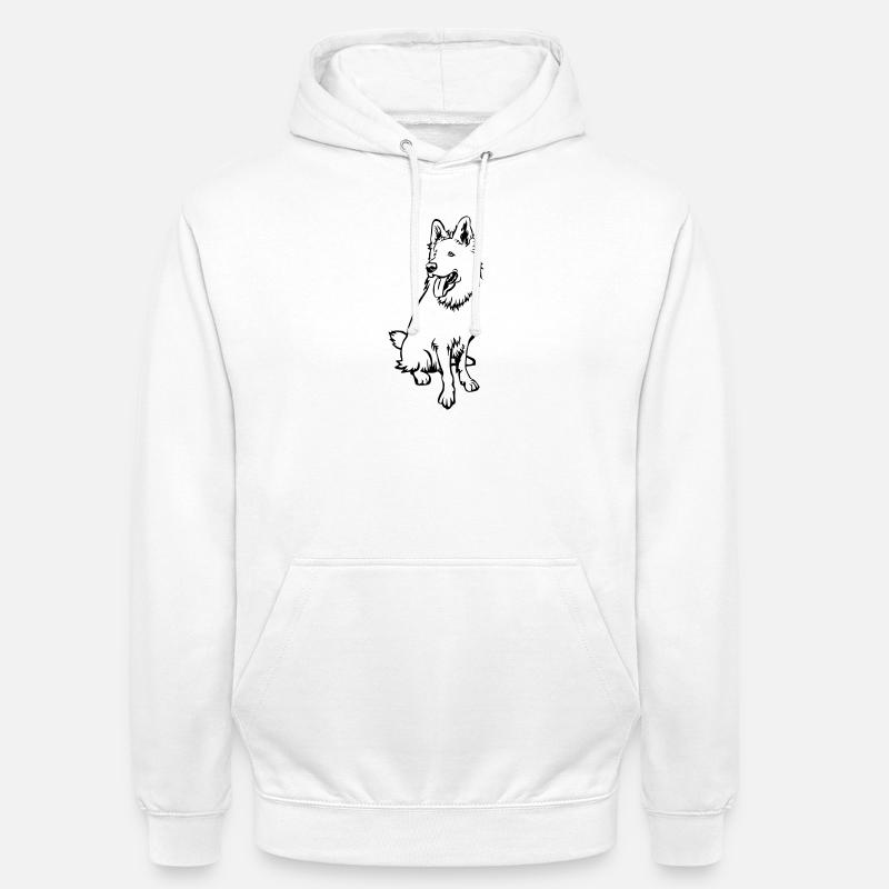 Schweizer Schäferhund - Unisex Hoodie - Weiß