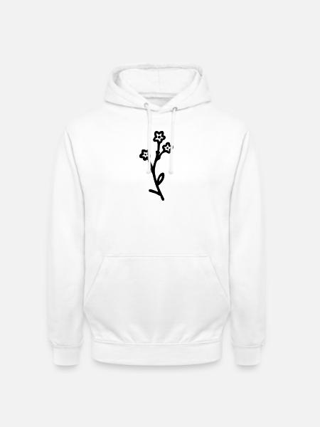 Flower - Unisex Hoodie - white