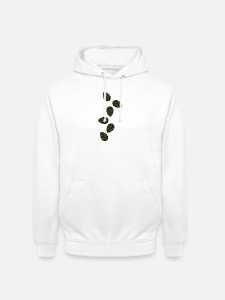 Tannenzapfen Symbol - Unisex Hoodie - Weiß