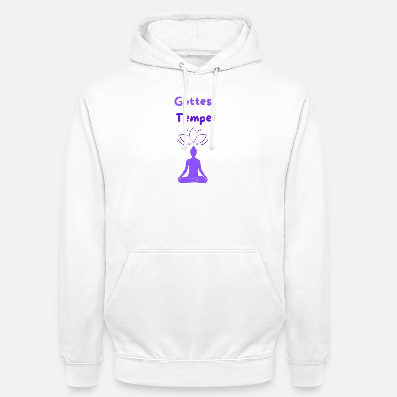 Gottes Tempel - Unisex Hoodie - Weiß