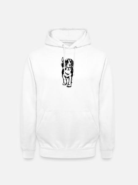 Beagle - Unisex Hoodie - white