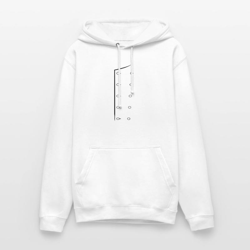Chef Code Chef Uniform Line Art Chef Jacket Unisex Hoodie