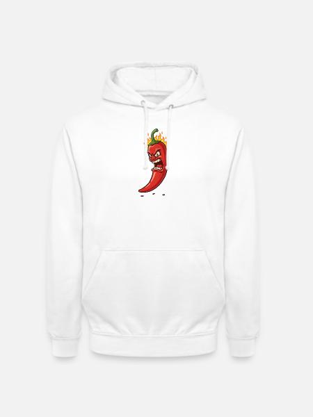 Raging Flame Chili - Unisex Hoodie - white