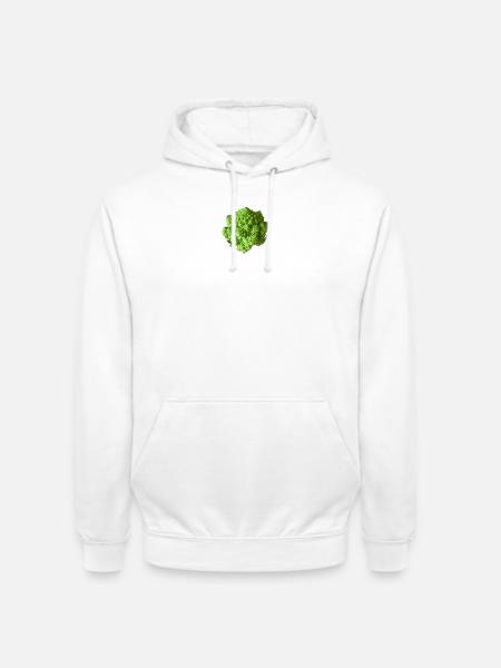 Romanesco-Brokkolifraktal - Unisex Hoodie - Weiß