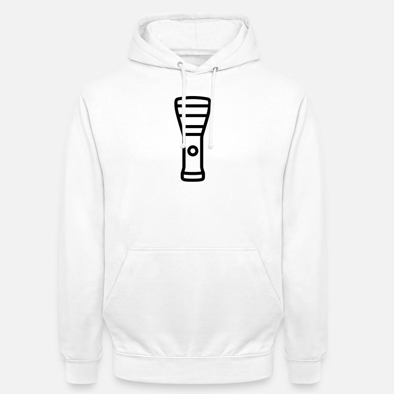 Flashlight - Unisex Hoodie - white