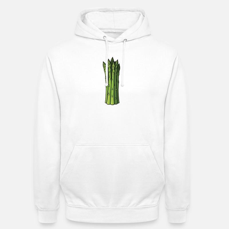 Asparagus - Unisex Hoodie - white