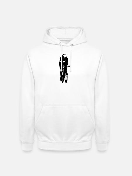 Coureur - Sweat-shirt à capuche unisexe - blanc