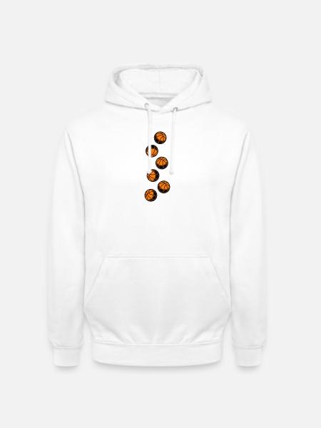Basketball Icon - Unisex Hoodie - white