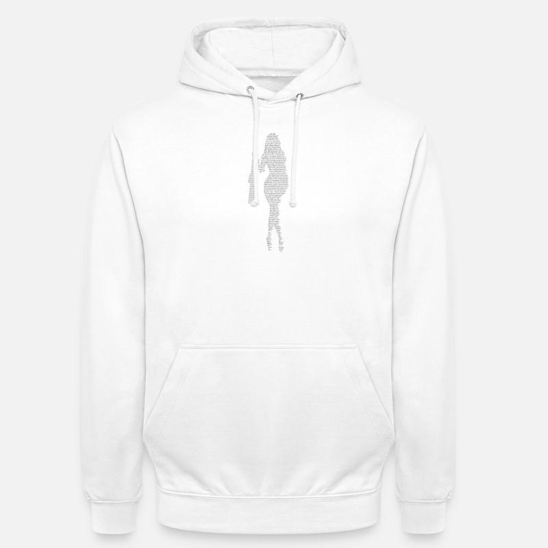 Silhouette - Felpa con cappuccio unisex - bianco
