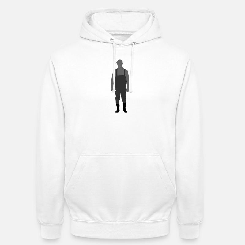 Wadden Explorer – Mud Walker - Unisex Hoodie - white
