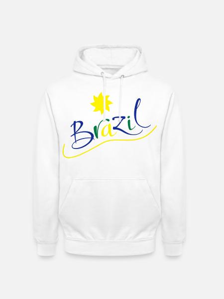 brasilien - Unisex Hoodie - Weiß
