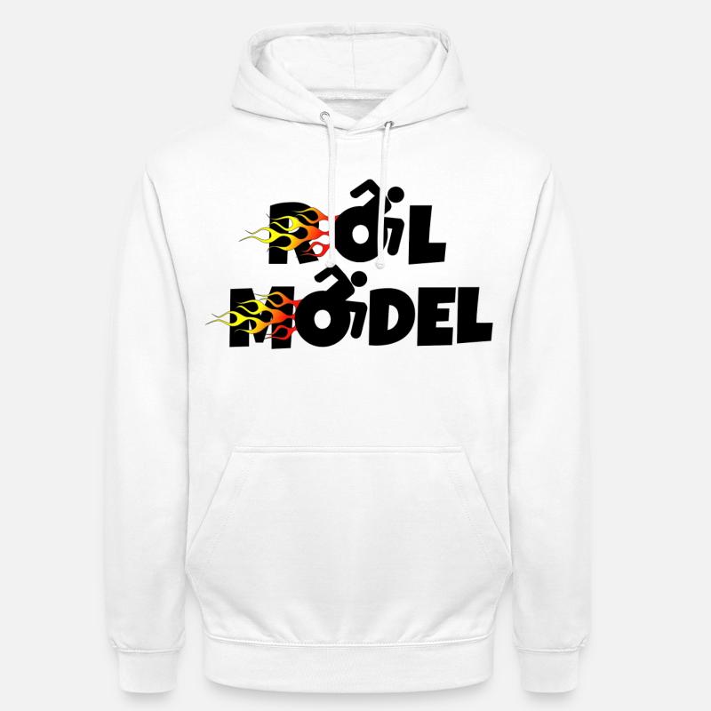 Jeder Rollstuhlfahrer ist ein Vorbild * - Unisex Hoodie - Weiß