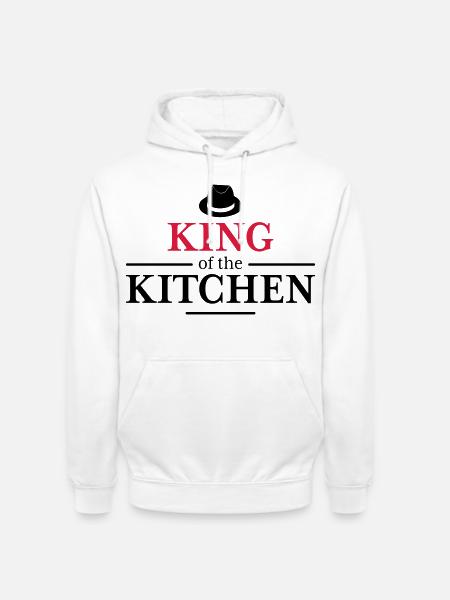 Men's Cooking Apron - Unisex Hoodie - white