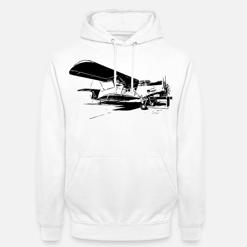 Puissance du géant du ciel - Sweat-shirt à capuche unisexe - blanc