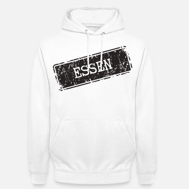 Essen Küchenmotif mit rustikaler Note - Unisex Hoodie - Weiß