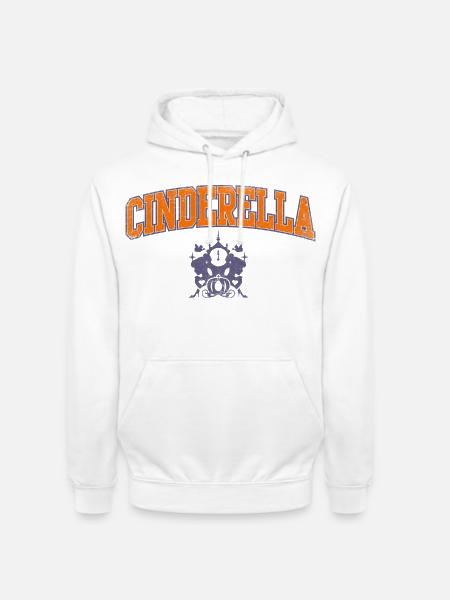 Cinderella Schriftzug Mit Emblem - Unisex Hoodie - Weiß