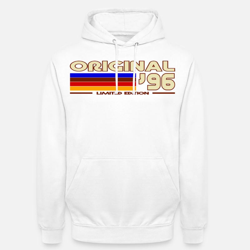 1992 - Sweat-shirt à capuche unisexe - blanc