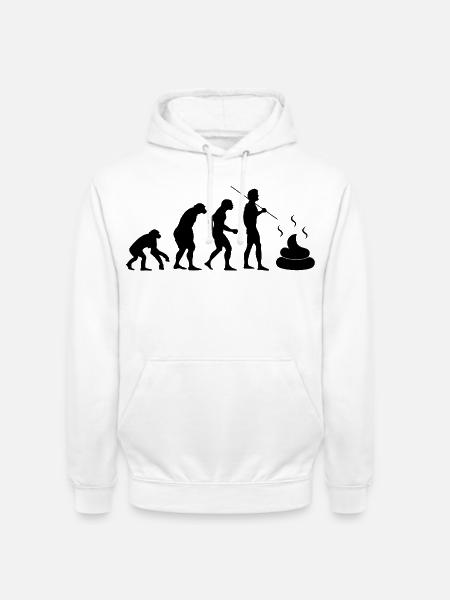 Darmentwicklung (Schwarz) - Unisex Hoodie - Weiß