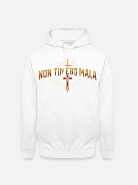 Non Timebo Mala - Unisex Hoodie - Weiß