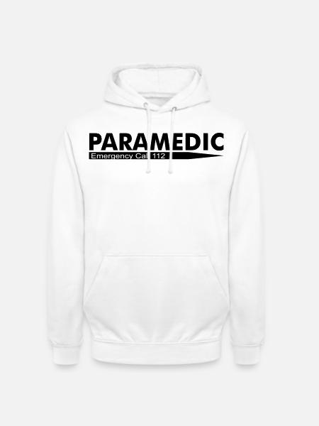 Paramedic Emergency Call 112 - Unisex Hoodie - white
