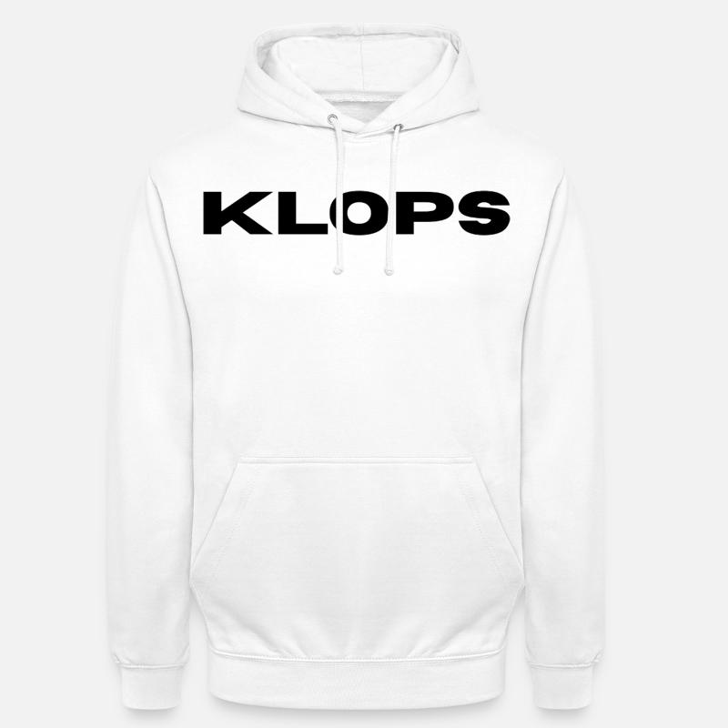 Klops - Hier ist der Name Programm - Unisex Hoodie - Weiß
