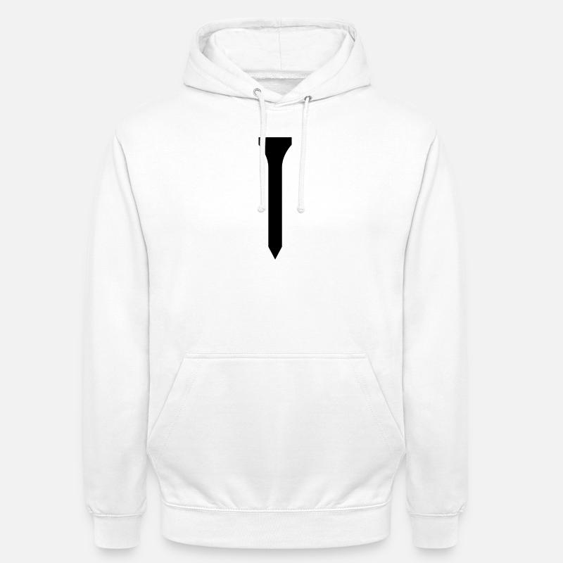 Golf Tee - Sweat-shirt à capuche unisexe - blanc