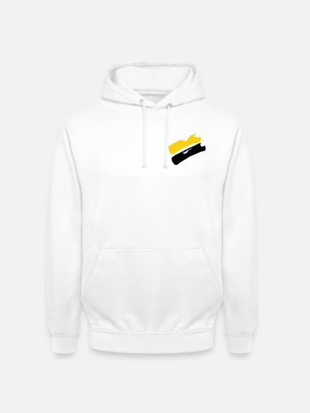 Sachsen-Anhalt Flagge - Unisex Hoodie - Weiß