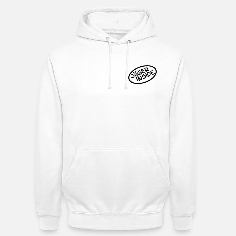 Jäger Inside - Unisex Hoodie - Weiß