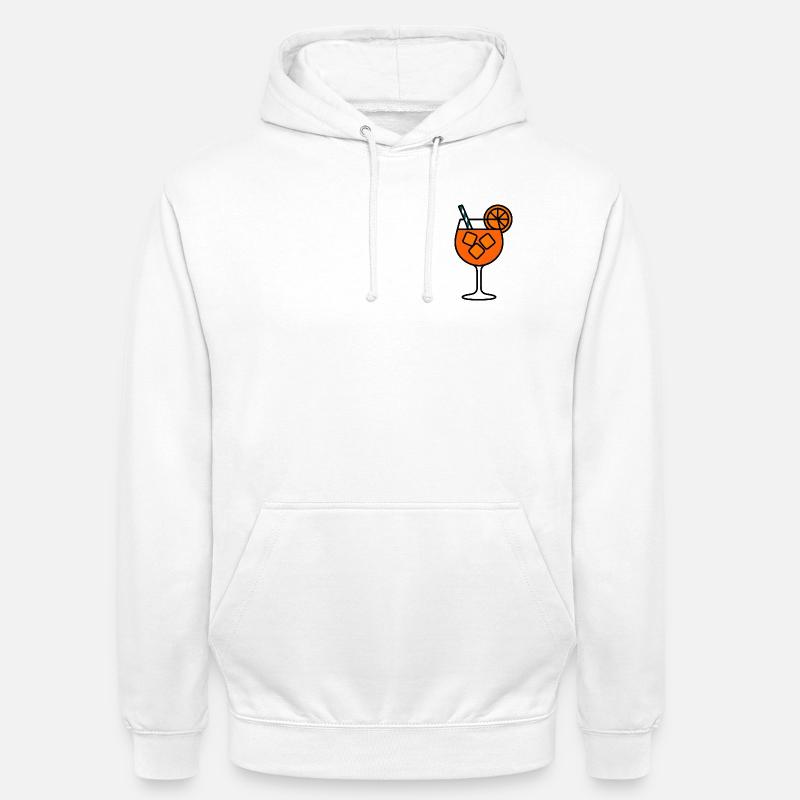 Party Spritz Glas Geschenkidee - Unisex Hoodie - Weiß