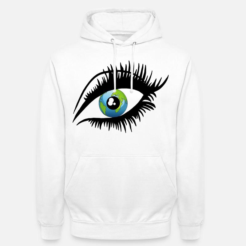 Ein weiterer Blick auf die Welt - Unisex Hoodie - Weiß